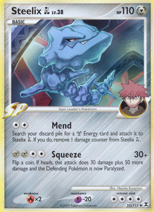 Steelix GL 051/119 — Rising Rivals (English Pokémon TCG card)