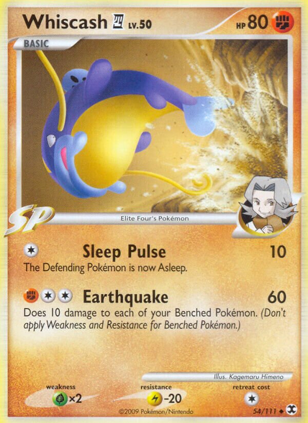 Whiscash E4 054/119 — Rising Rivals (English Pokémon TCG card)