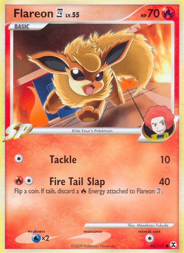 Flareon E4 060/119 — Rising Rivals (English Pokémon TCG card)