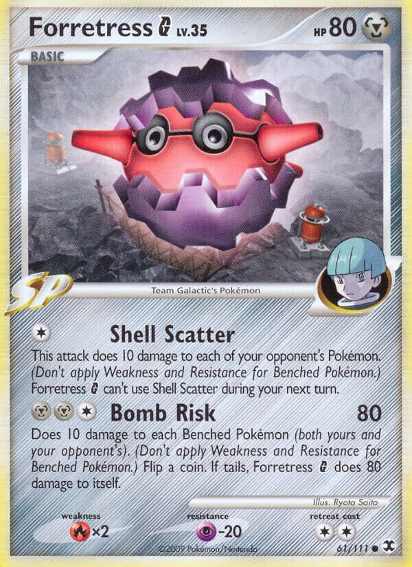 Forretress G 061/119 — Rising Rivals (English Pokémon TCG card)
