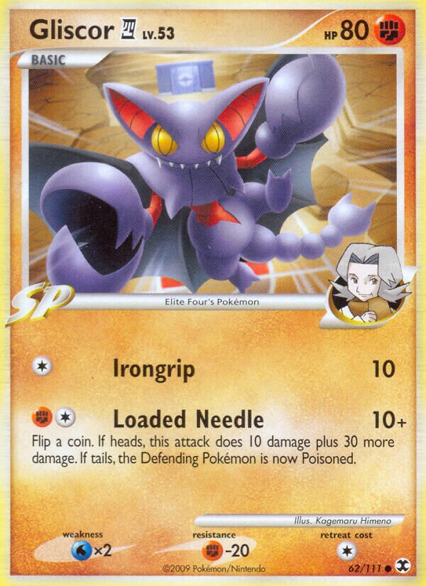 Gliscor E4 062/119 — Rising Rivals (English Pokémon TCG card)