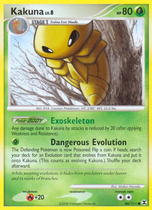 Kakuna 066/119 — Rising Rivals (English Pokémon TCG card)