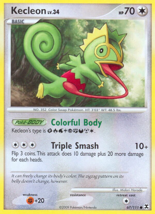 Kecleon 067/119 — Rising Rivals (English Pokémon TCG card)
