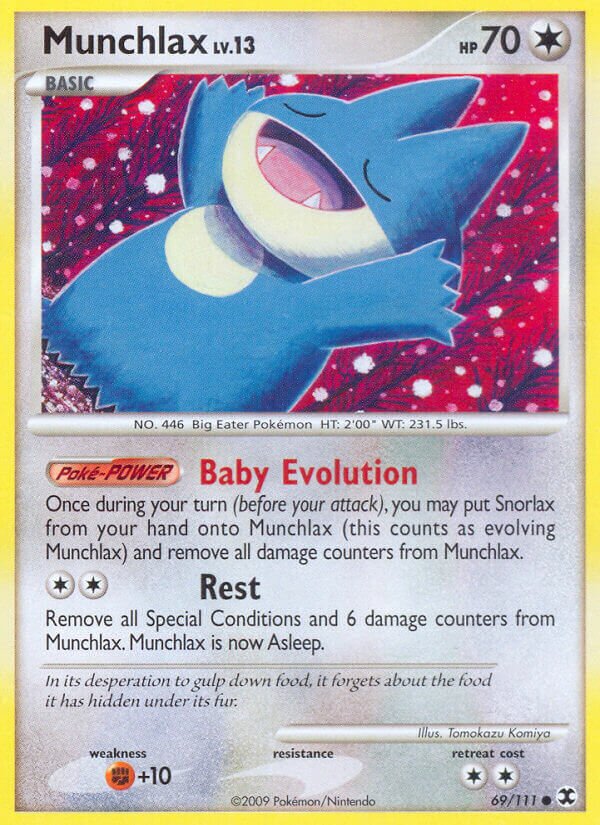 Munchlax 069/119 — Rising Rivals (English Pokémon TCG card)