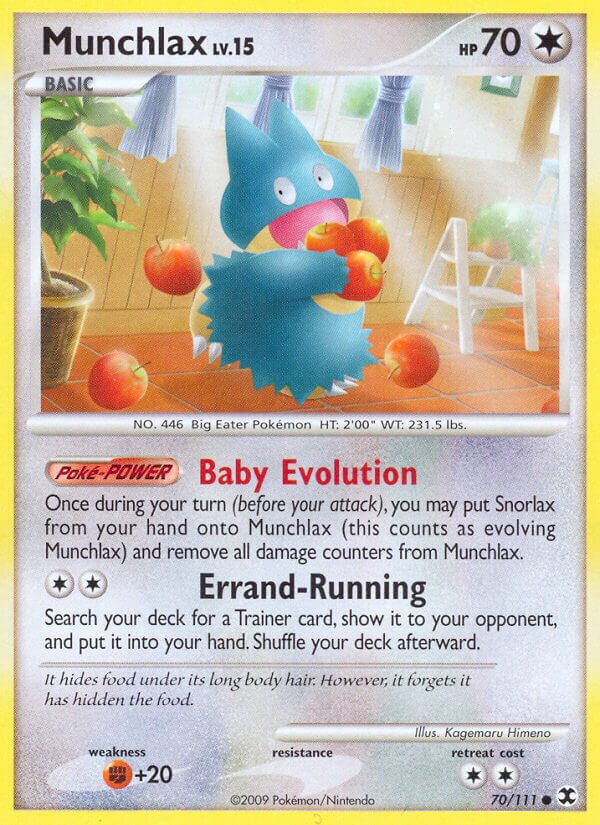 Munchlax 070/119 — Rising Rivals (English Pokémon TCG card)