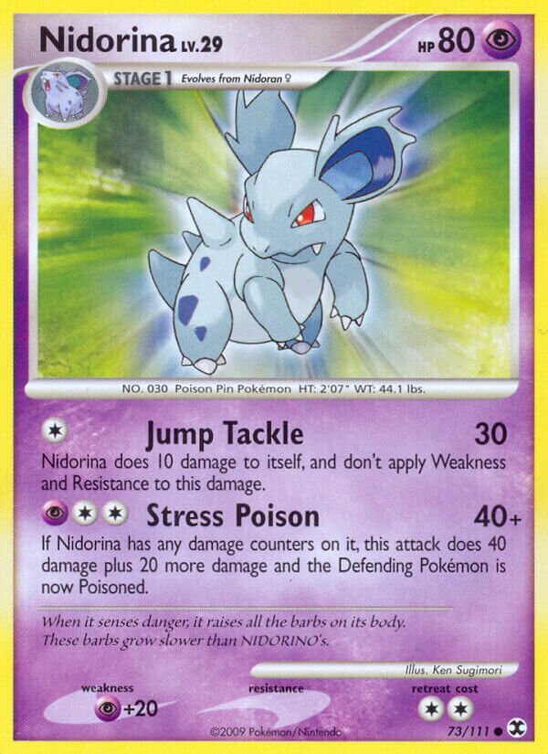 Nidorina 073/119 — Rising Rivals (English Pokémon TCG card)