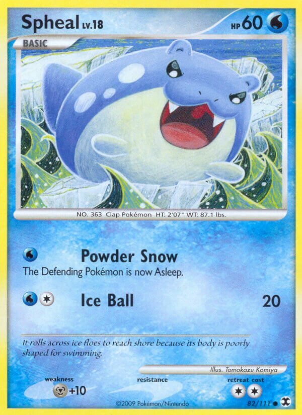 Spheal 082/119 — Rising Rivals (English Pokémon TCG card)