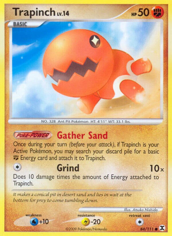Trapinch 084/119 — Rising Rivals (English Pokémon TCG card)