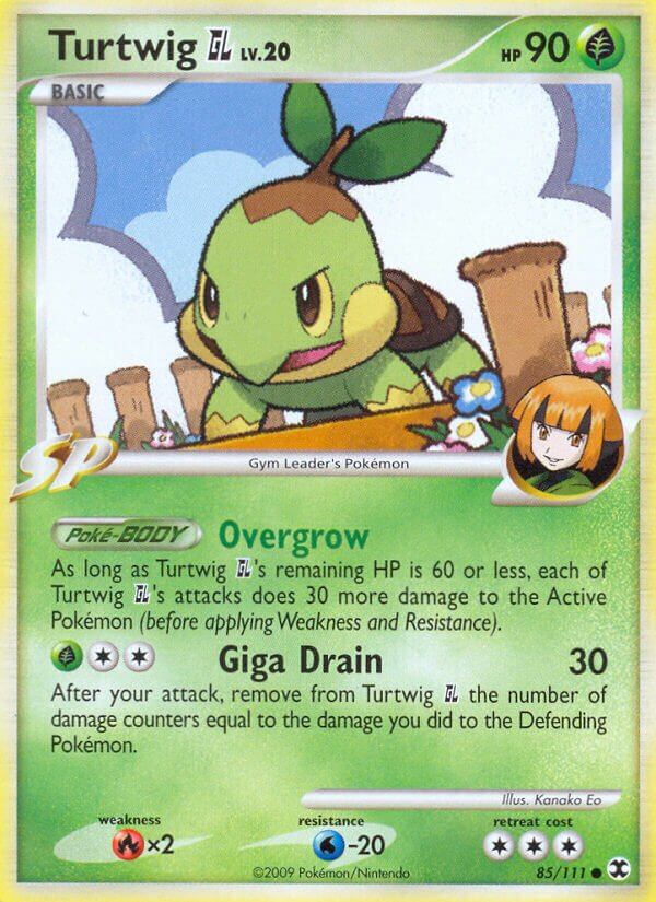 Turtwig GL 085/119 — Rising Rivals (English Pokémon TCG card)