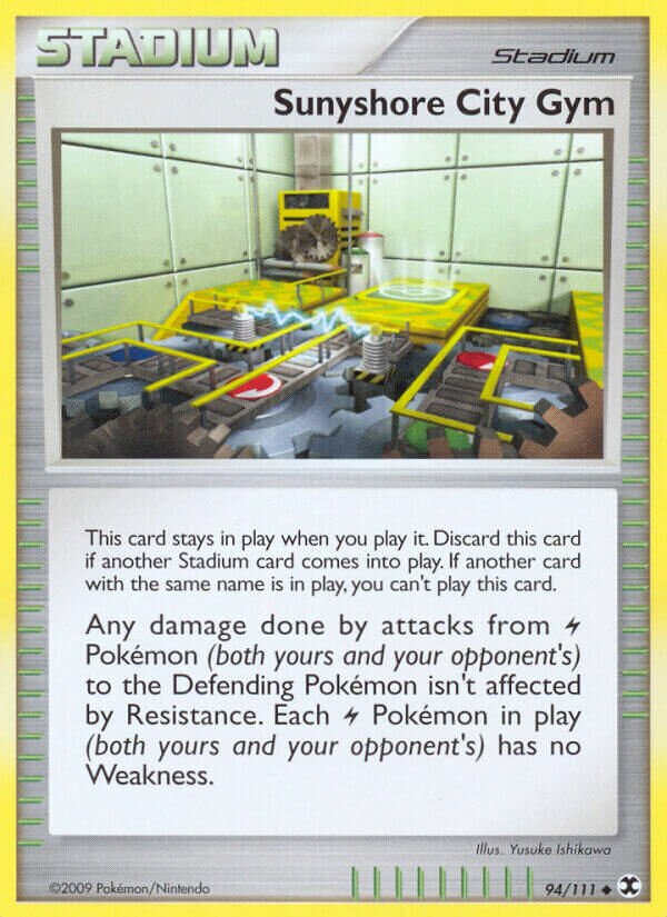 Sunyshore City Gym 094/119 — Rising Rivals (English Pokémon TCG card)