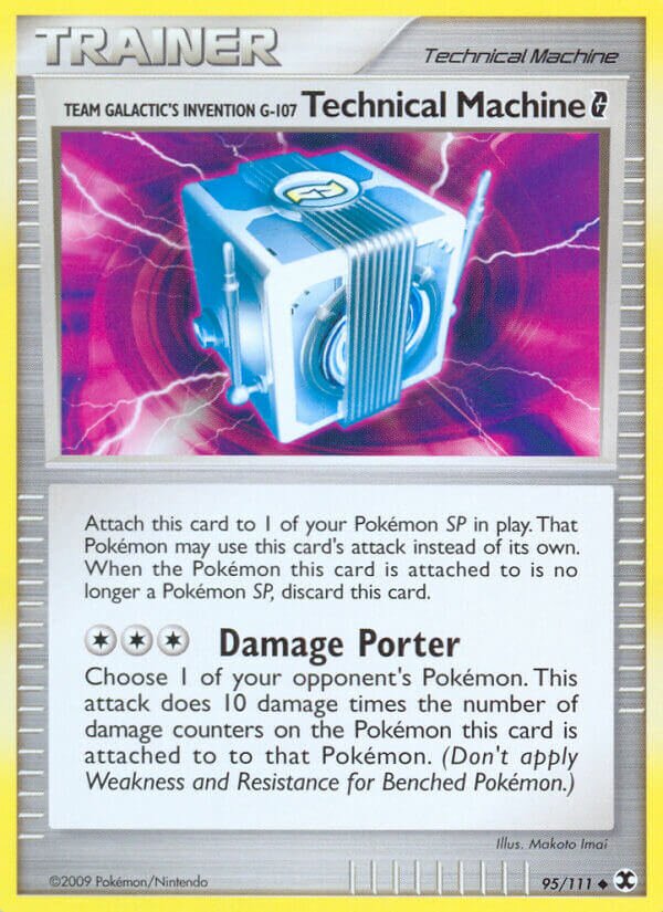Team Galactic's Invention G-107 Technical Machine G 095/119 — Rising Rivals (English Pokémon TCG card)