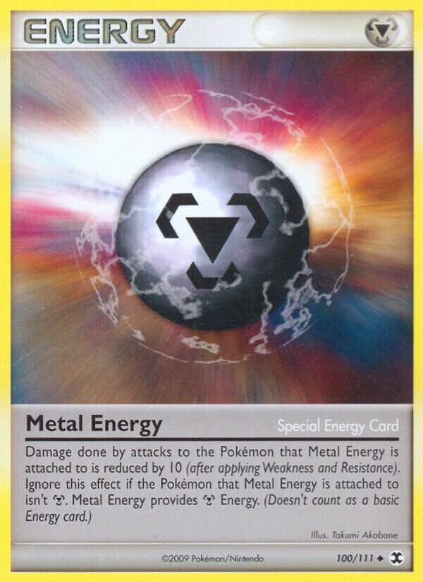 Metal Energy 100/119 — Rising Rivals (English Pokémon TCG card)