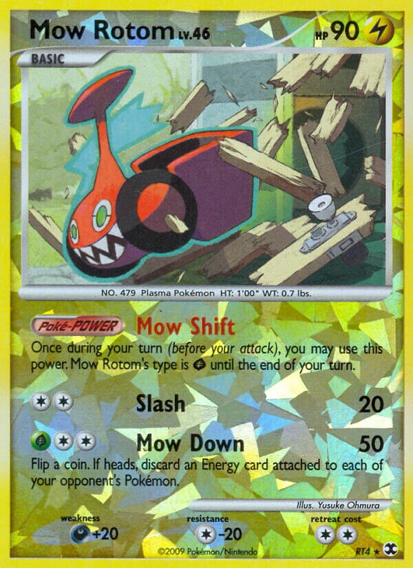 Mow Rotom RT4 — Rising Rivals (English Pokémon TCG card)