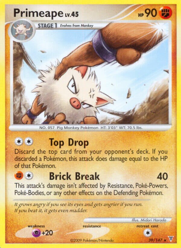 Primeape 039/153 — Supreme Victors (English Pokémon TCG card)