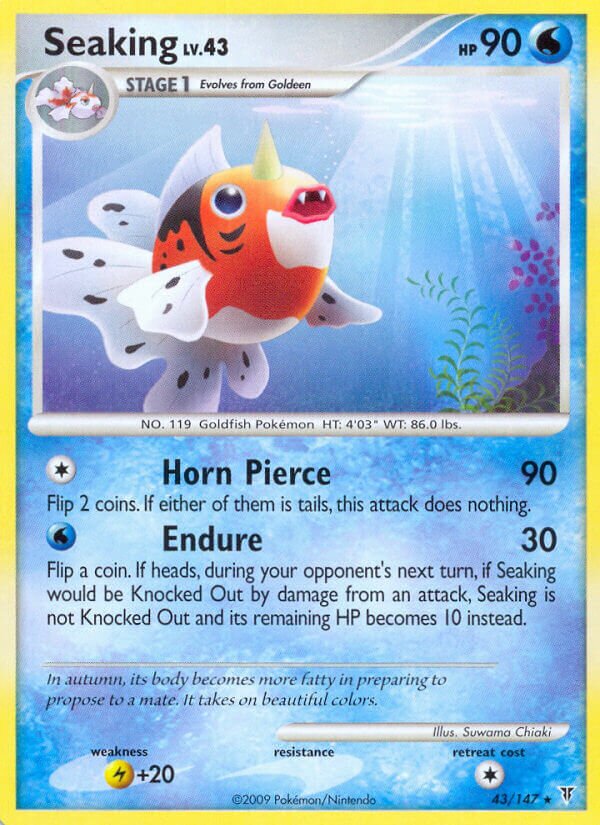 Seaking 043/153 — Supreme Victors (English Pokémon TCG card)
