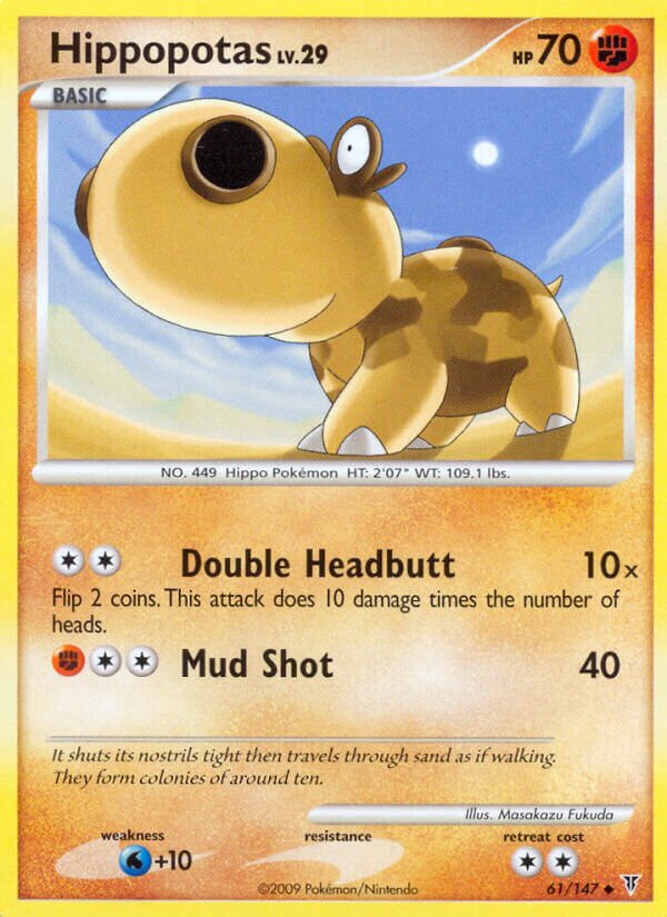 Hippopotas 061/153 — Supreme Victors (English Pokémon TCG card)
