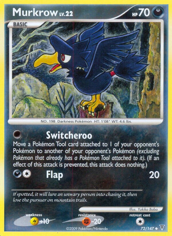 Murkrow 072/153 — Supreme Victors (English Pokémon TCG card)