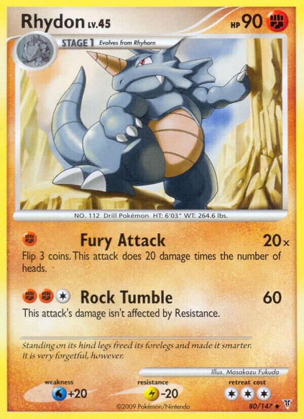 Rhydon 080/153 — Supreme Victors (English Pokémon TCG card)
