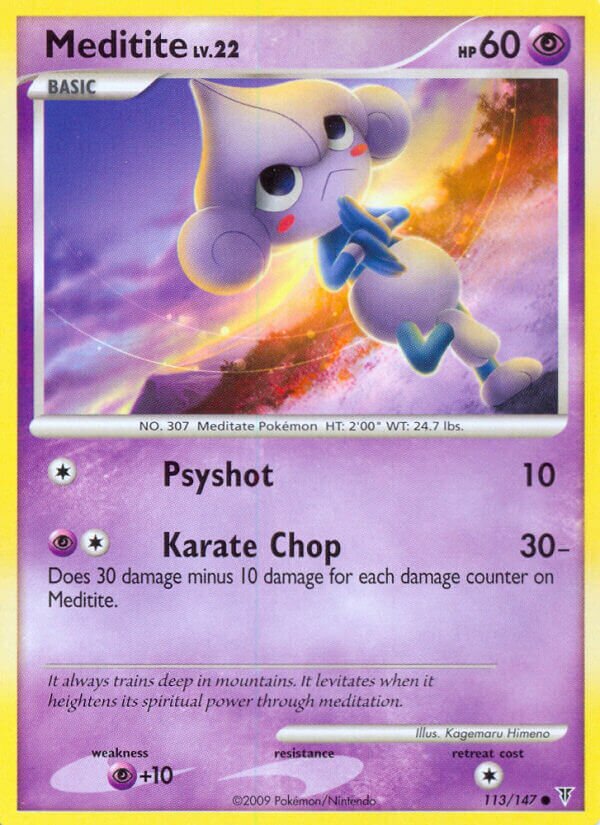 Meditite 113/153 — Supreme Victors (English Pokémon TCG card)