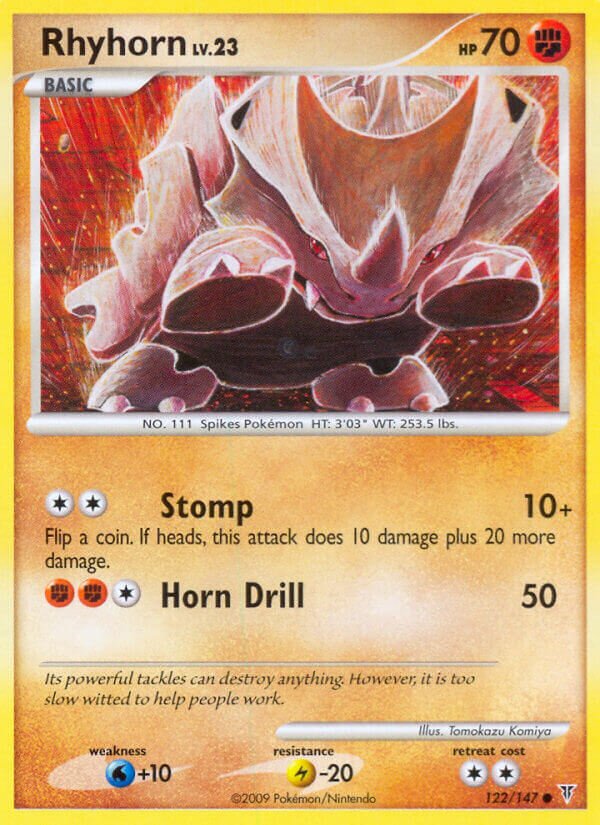 Rhyhorn 122/153 — Supreme Victors (English Pokémon TCG card)