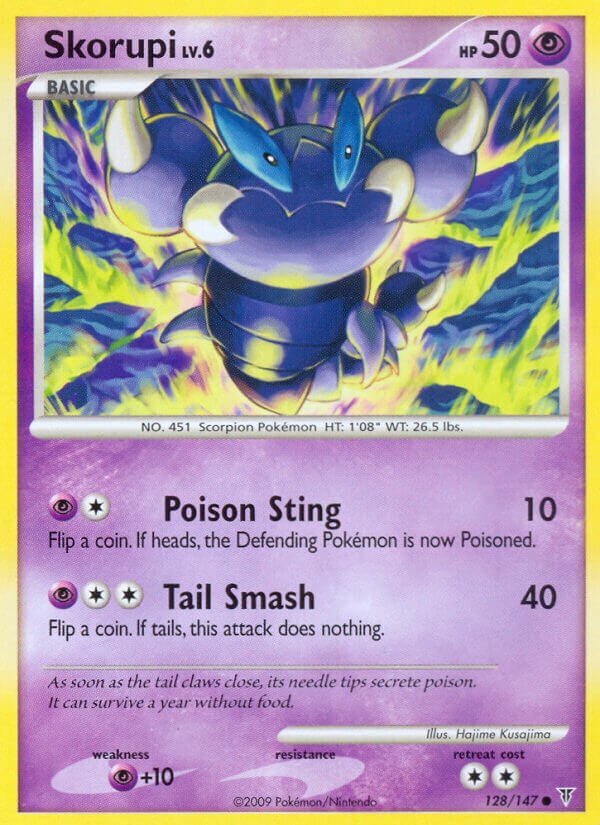 Skorupi 128/153 — Supreme Victors (English Pokémon TCG card)