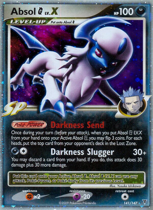 Absol G LV.X 141/153 — Supreme Victors (English Pokémon TCG card)