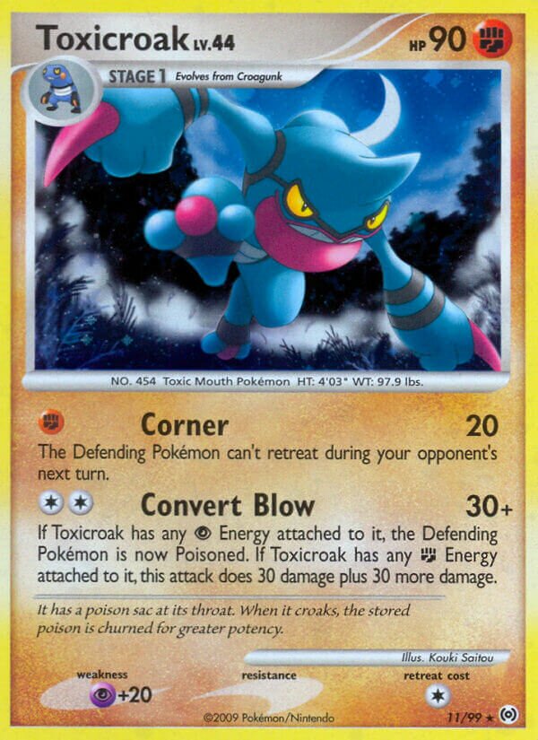 Toxicroak 011/111 — Arceus (English Pokémon TCG card)