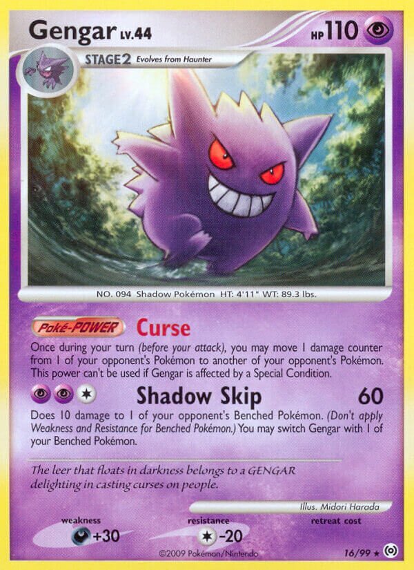 Gengar 016/111 — Arceus (English Pokémon TCG card)