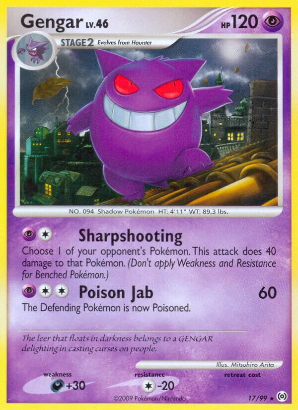 Gengar 017/111 — Arceus (English Pokémon TCG card)