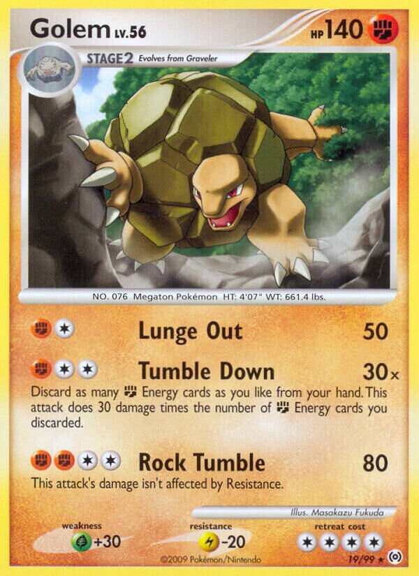 Golem 019/111 — Arceus (English Pokémon TCG card)