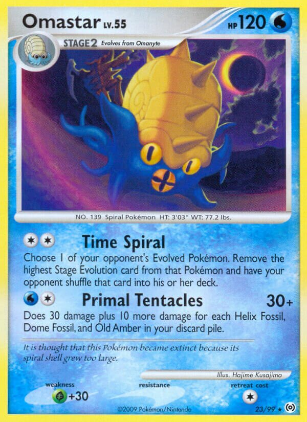 Omastar 023/111 — Arceus (English Pokémon TCG card)