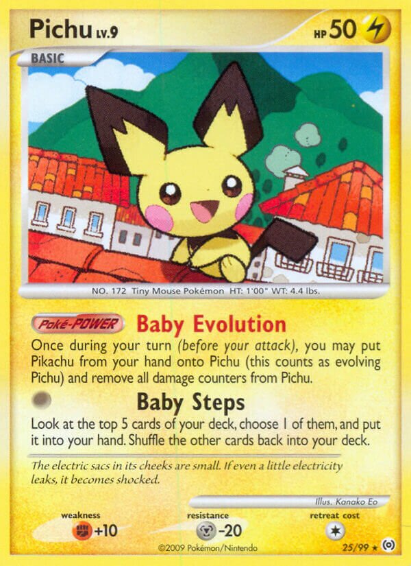 Pichu 025/111 — Arceus (English Pokémon TCG card)