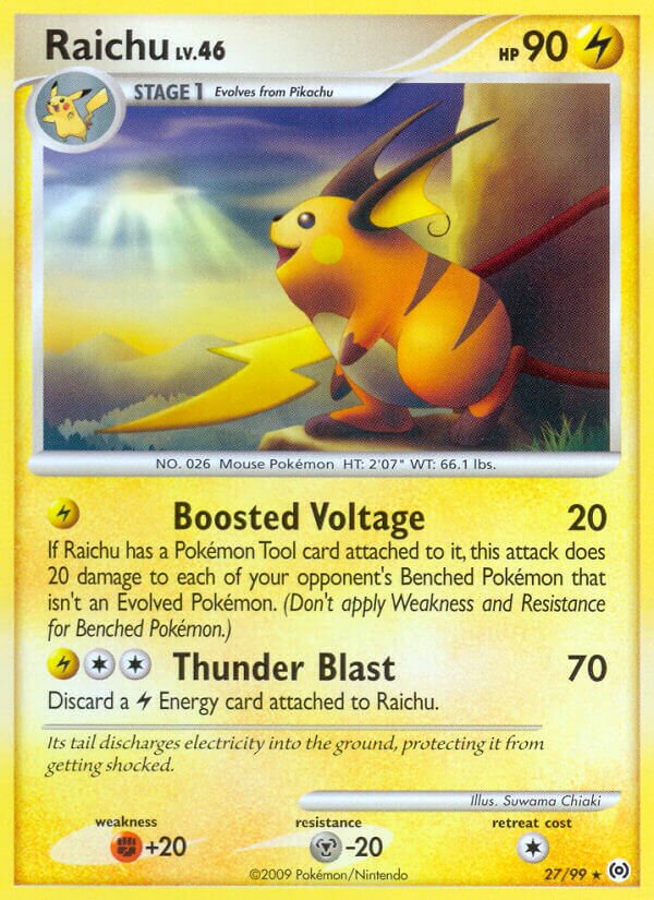 Raichu 027/111 — Arceus (English Pokémon TCG card)