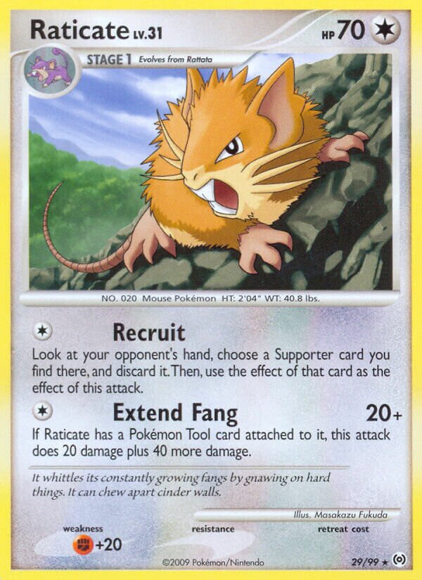 Raticate 029/111 — Arceus (English Pokémon TCG card)