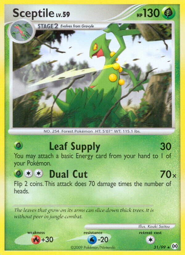 Sceptile 031/111 — Arceus (English Pokémon TCG card)