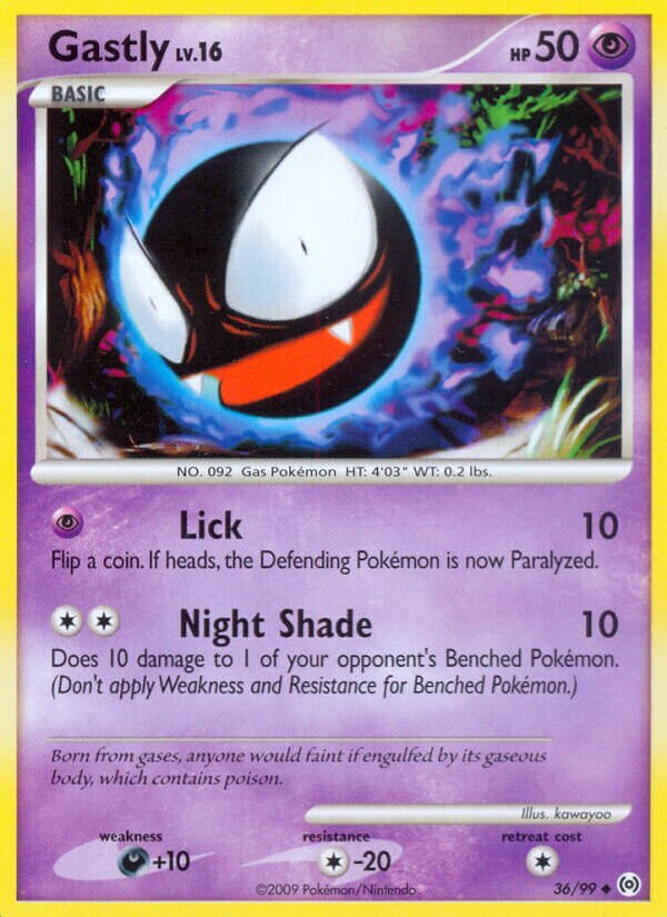 Gastly 036/111 — Arceus (English Pokémon TCG card)