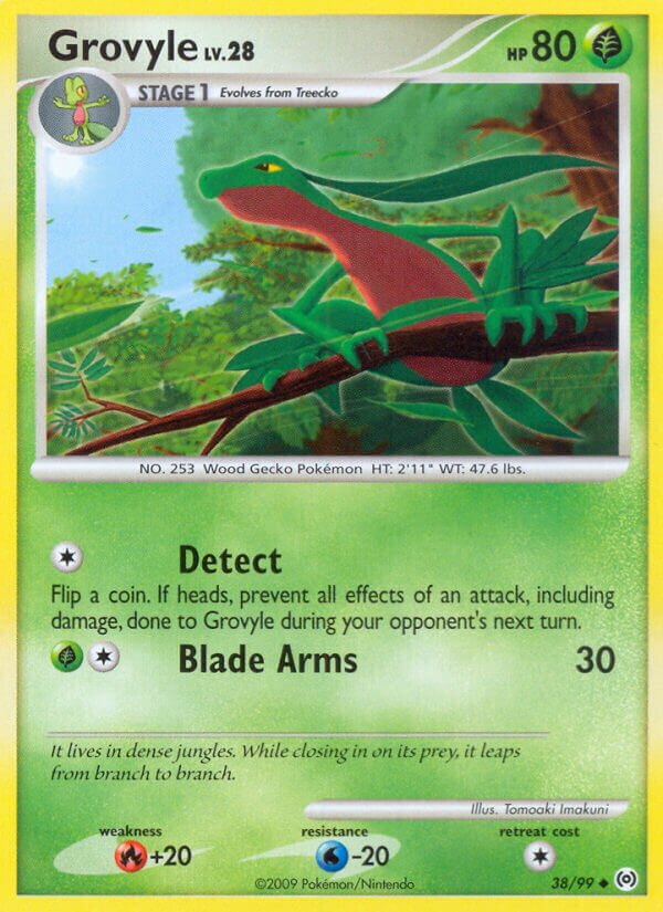 Grovyle 038/111 — Arceus (English Pokémon TCG card)