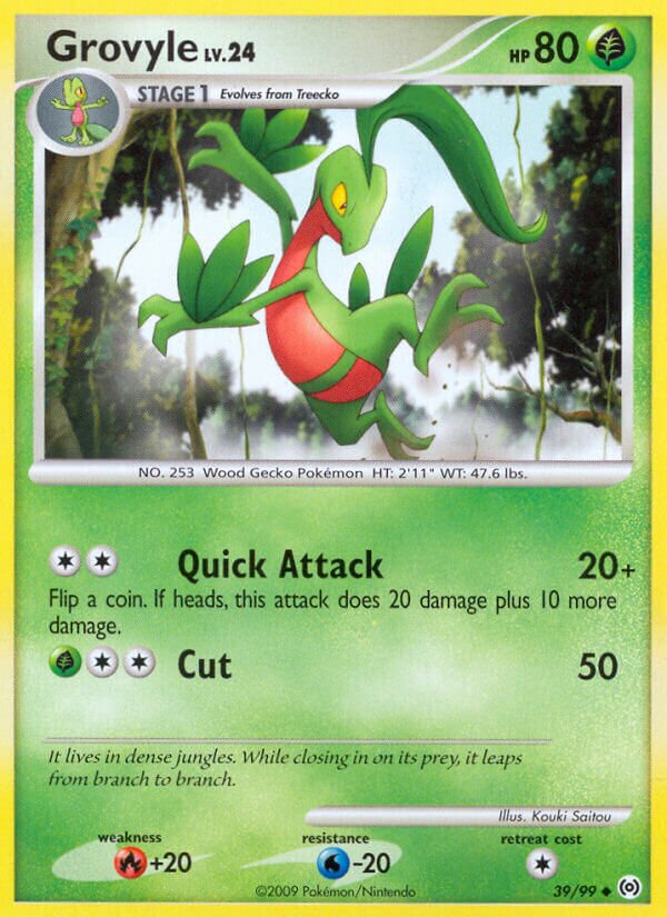 Grovyle 039/111 — Arceus (English Pokémon TCG card)