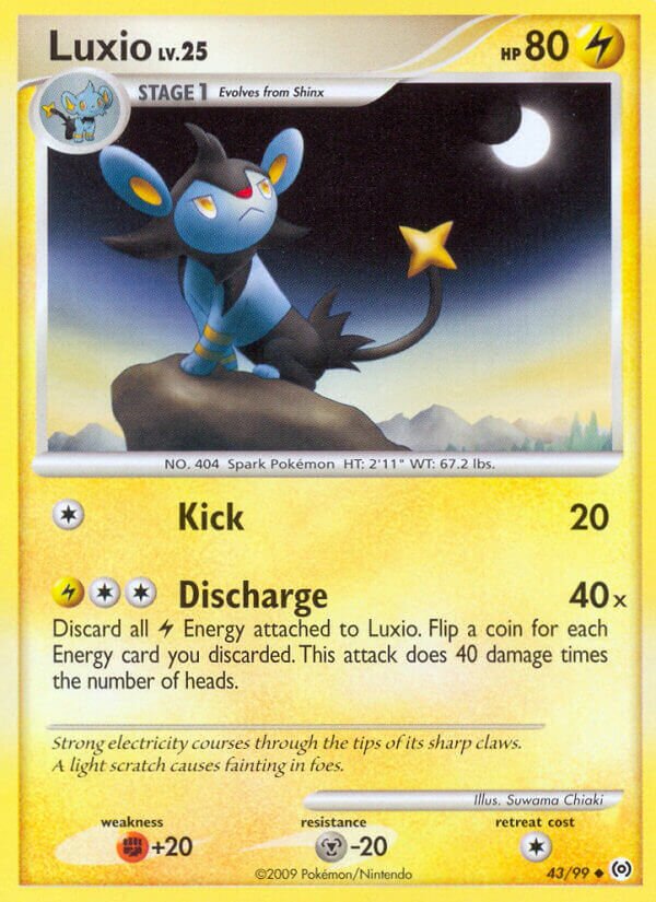 Luxio 043/111 — Arceus (English Pokémon TCG card)