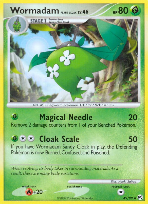 Wormadam Plant Cloak 049/111 — Arceus (English Pokémon TCG card)