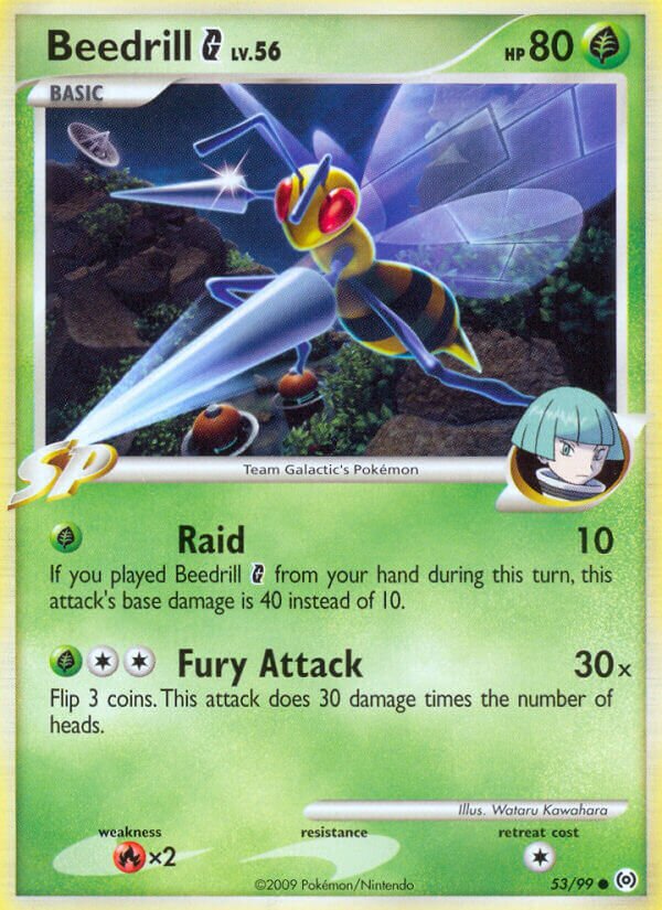 Beedrill G 053/111 — Arceus (English Pokémon TCG card)