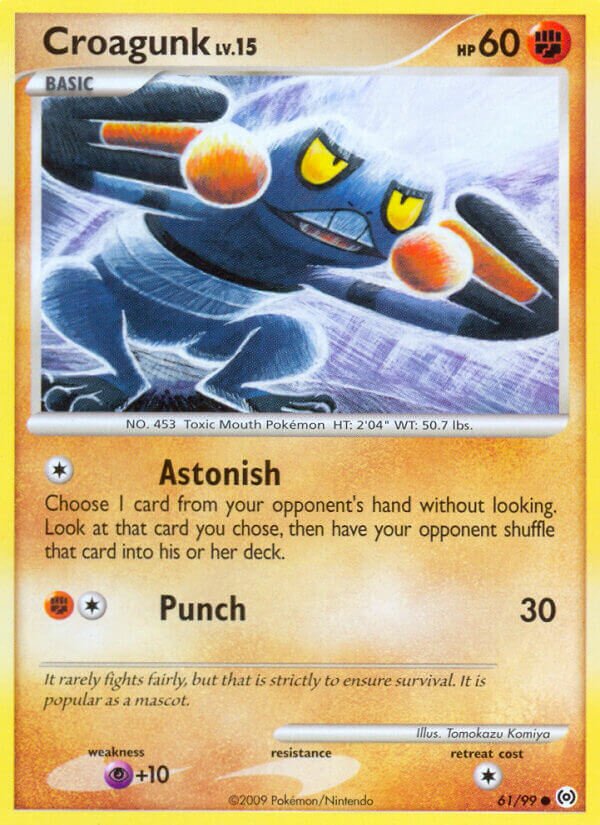 Croagunk 061/111 — Arceus (English Pokémon TCG card)