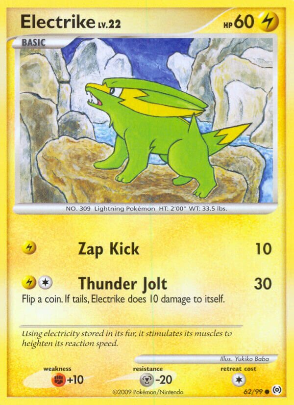 Electrike 062/111 — Arceus (English Pokémon TCG card)