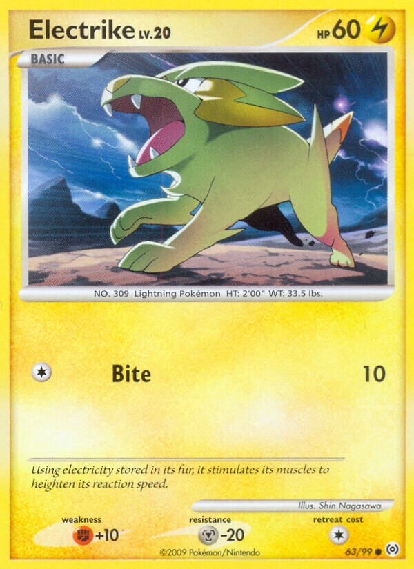 Electrike 063/111 — Arceus (English Pokémon TCG card)