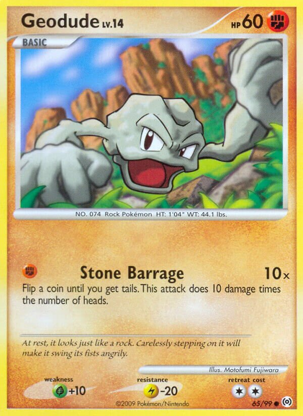 Geodude 065/111 — Arceus (English Pokémon TCG card)
