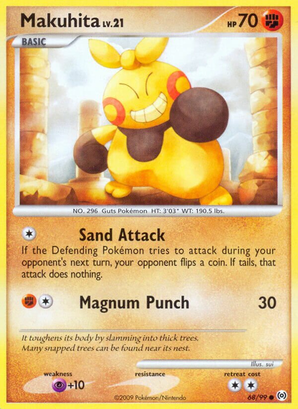 Makuhita 068/111 — Arceus (English Pokémon TCG card)