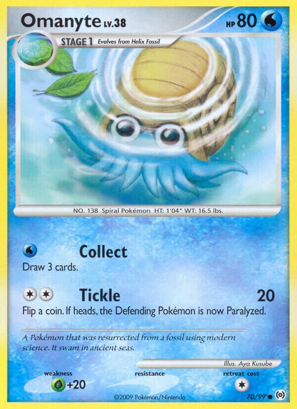 Omanyte 070/111 — Arceus (English Pokémon TCG card)