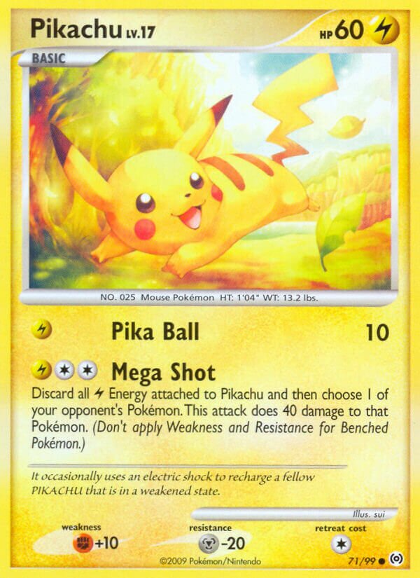 Pikachu 071/111 — Arceus (English Pokémon TCG card)