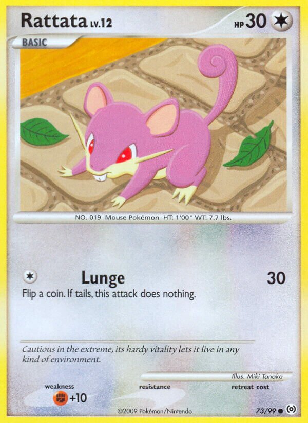 Rattata 073/111 — Arceus (English Pokémon TCG card)