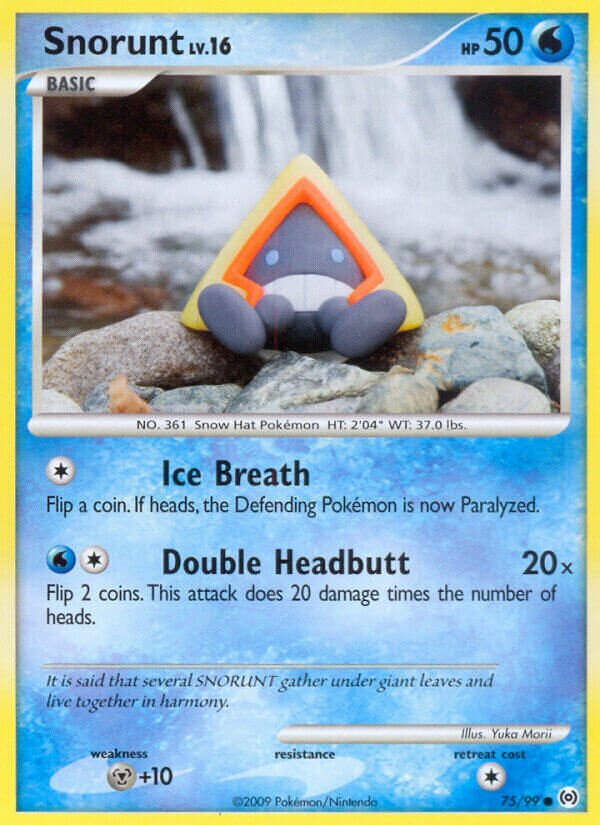 Snorunt 075/111 — Arceus (English Pokémon TCG card)